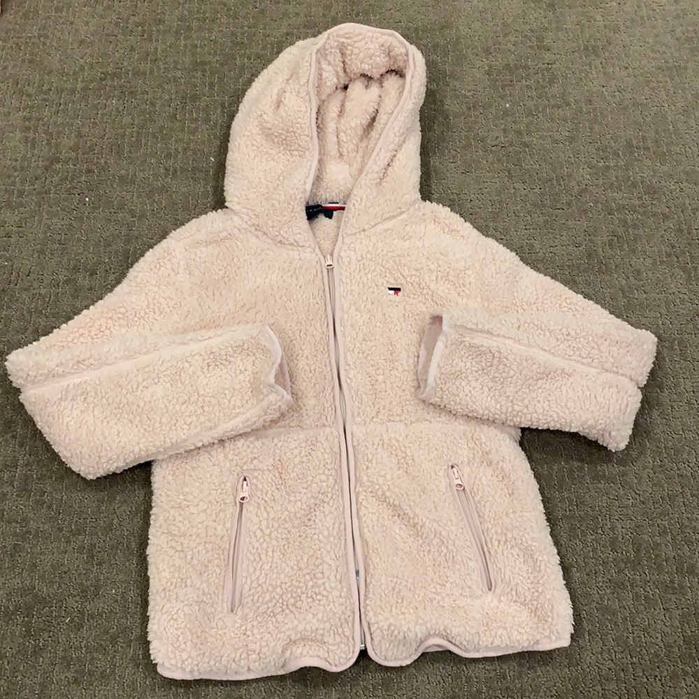 Pink Tommy Hilfiger zip up jacket